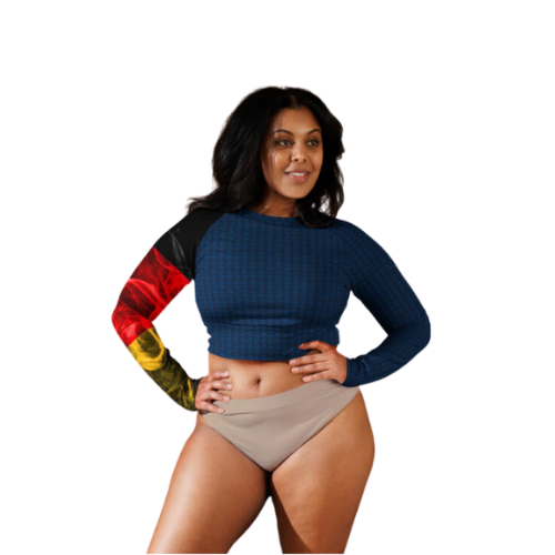 „Schwarz-Rot-Gold“ - Crop Top